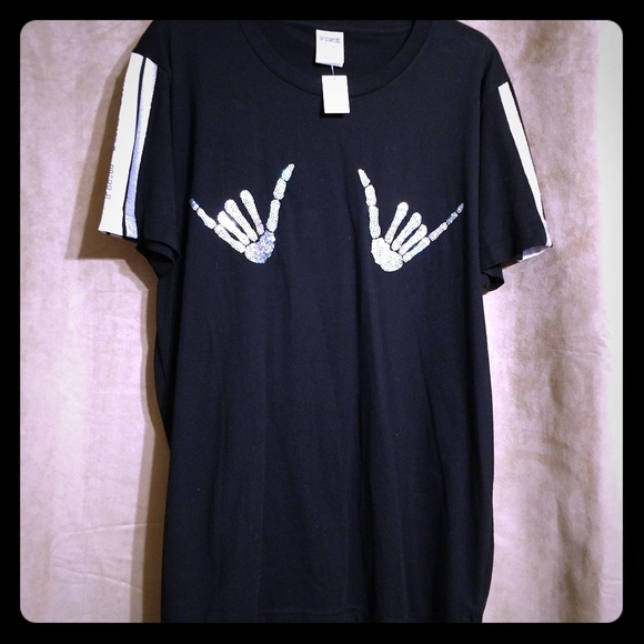 PINK Victoria's Secret Tops - NWT Victoria' Secret PINK Iridescent Sequin Shirt